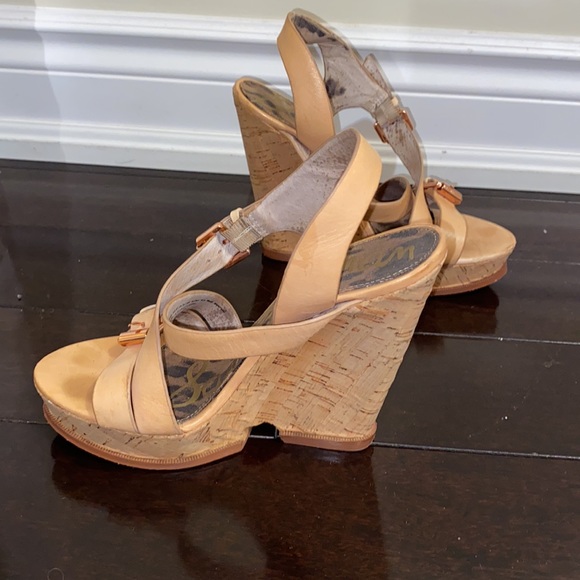 Beautiful San Edelman high platform Sandal - Picture 3 of 7